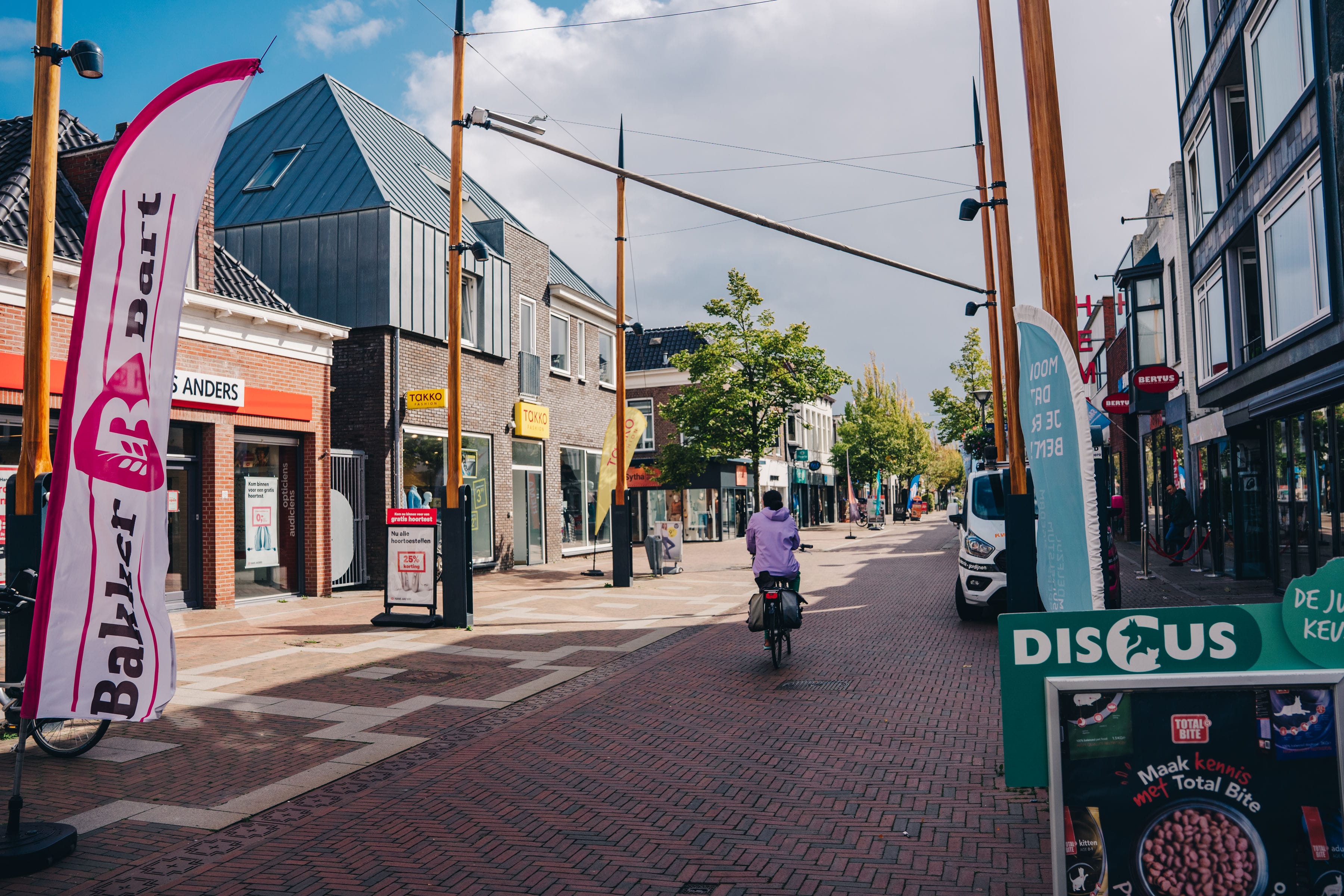 Winkelstraat in Delfzijl
